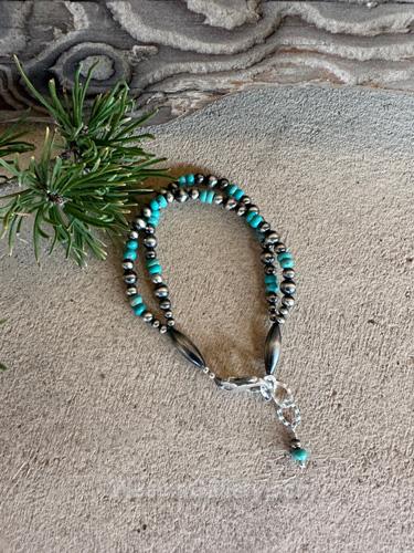 Double Strand Navajo Pearl Bracelet by Myra Gadson